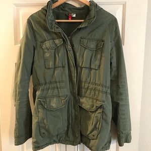 Army cargo jacket H&M size 12
